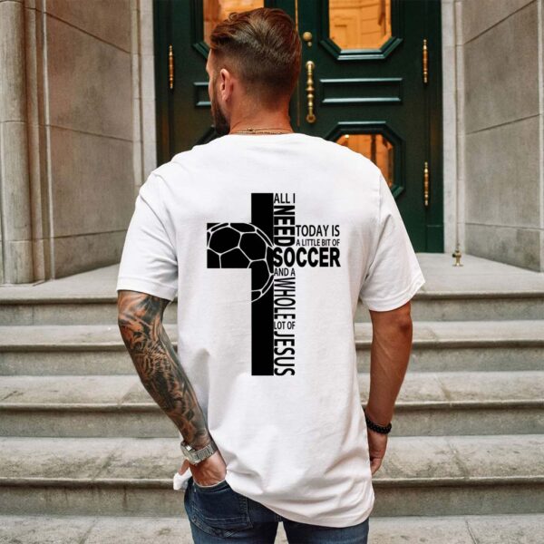jesus saves soccer t shirt