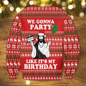 it's my birthday jesus sweater