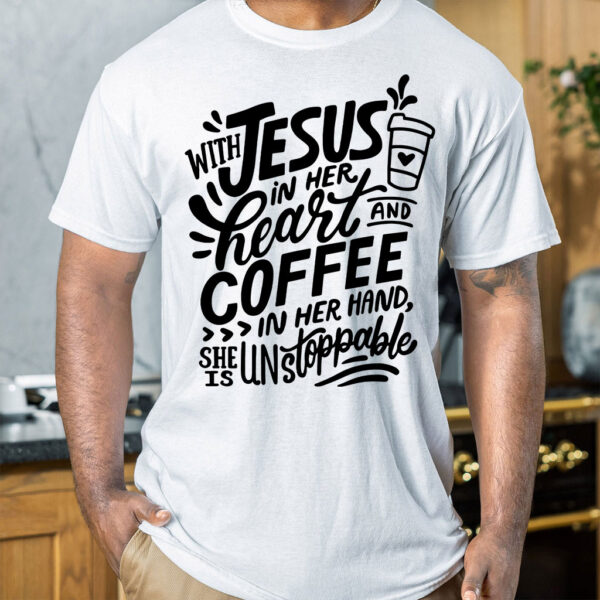 coffee and jesus shirt