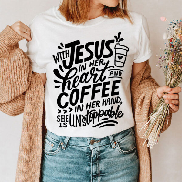 coffee and jesus shirt