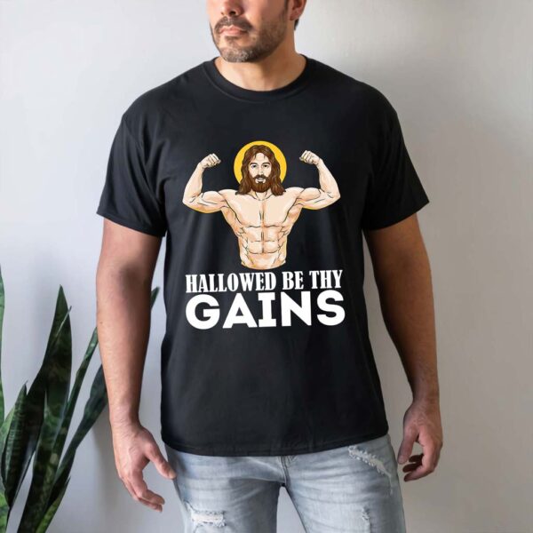 jesus weightlifting shirt