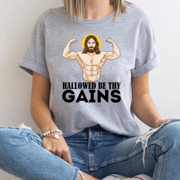 jesus weightlifting shirt