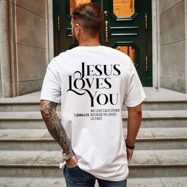 t shirt jesus loves you