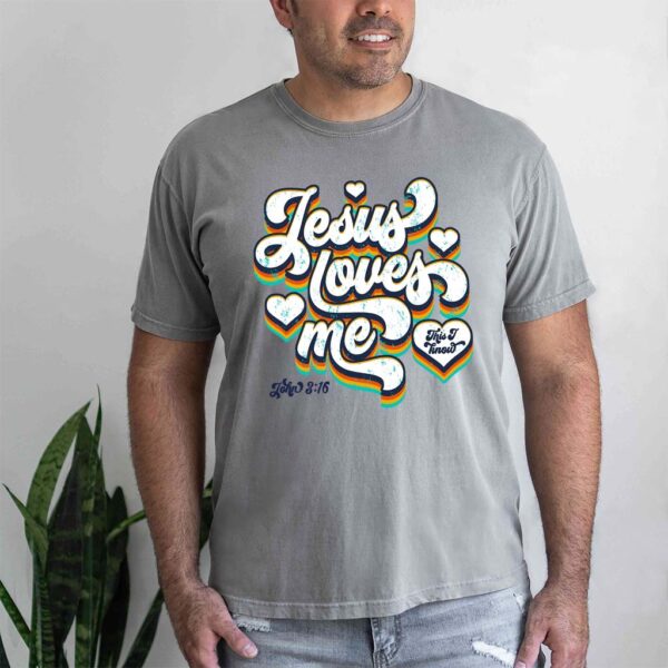 jesus loves me t shirt design