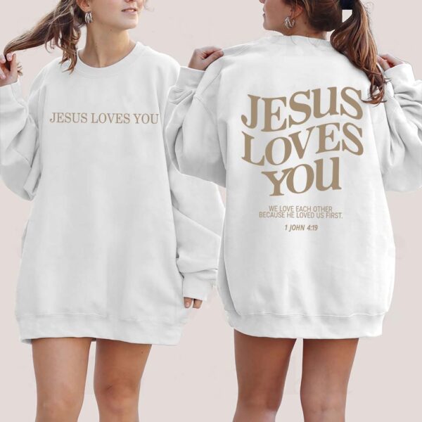 jesus loves u hoodie