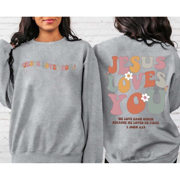 jesus loves you sweater