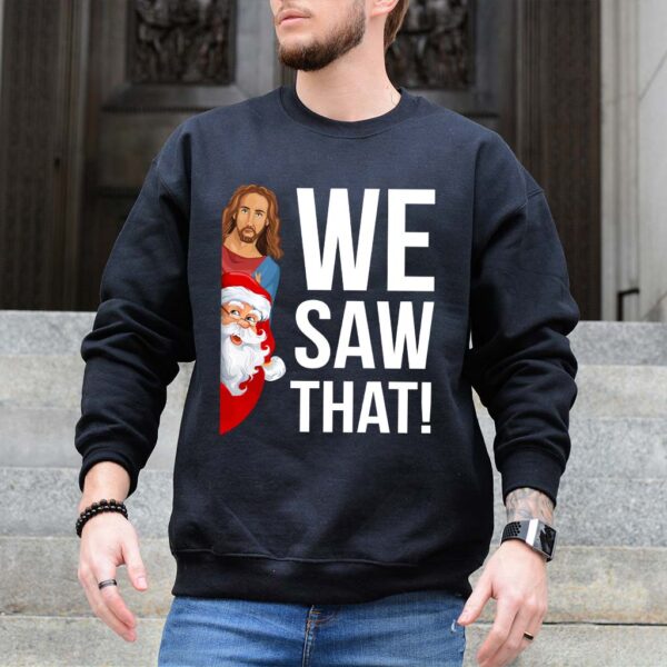 jesus and santa sweater