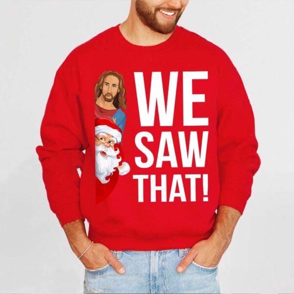 jesus santa ugly sweater