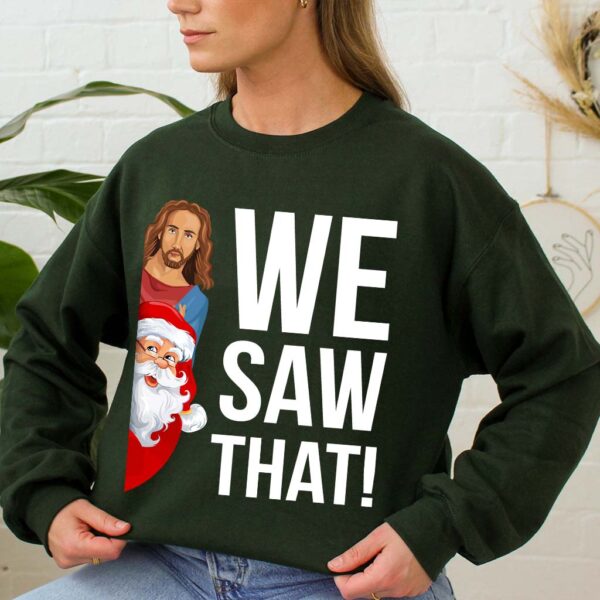 jesus santa sweater
