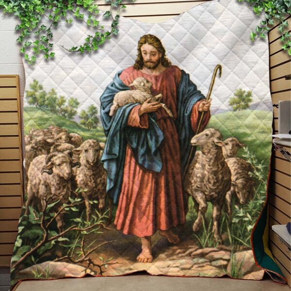 baby jesus shepherd quilt