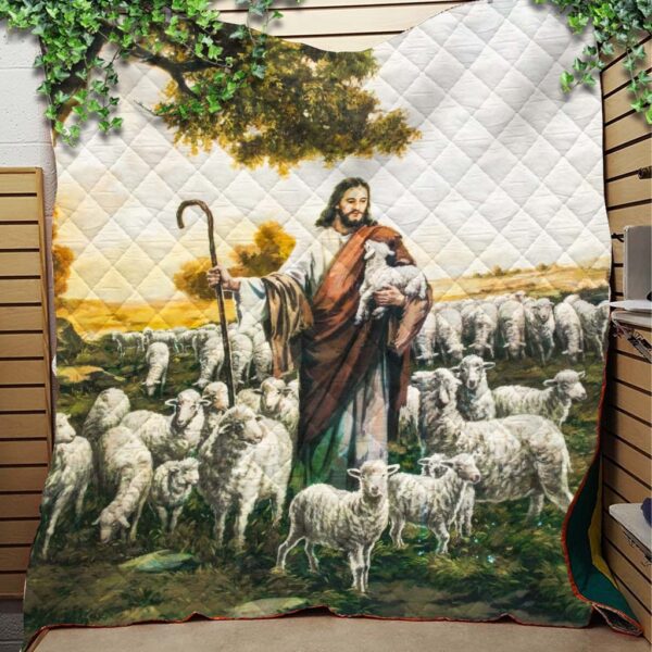 baby jesus shepherd quilt