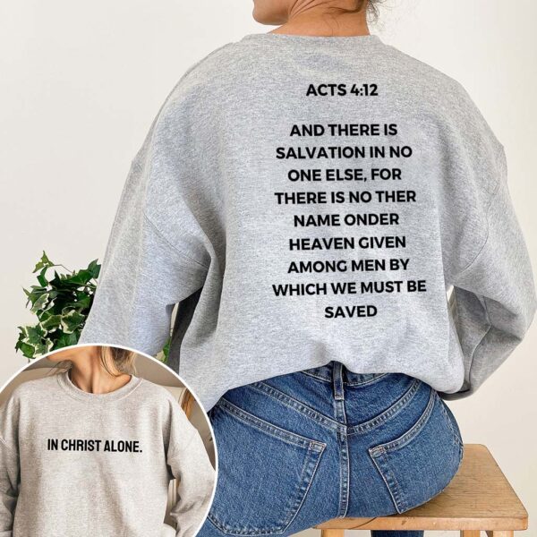 christ alone sweatshirt
