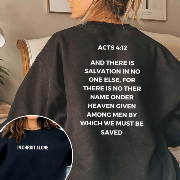 christ alone sweatshirt