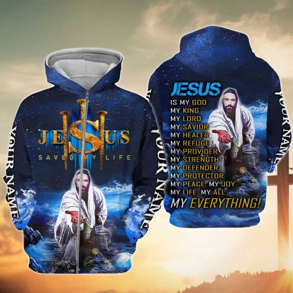 christians zip hoodie jesus