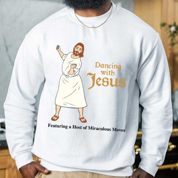 dancing jesus sweater