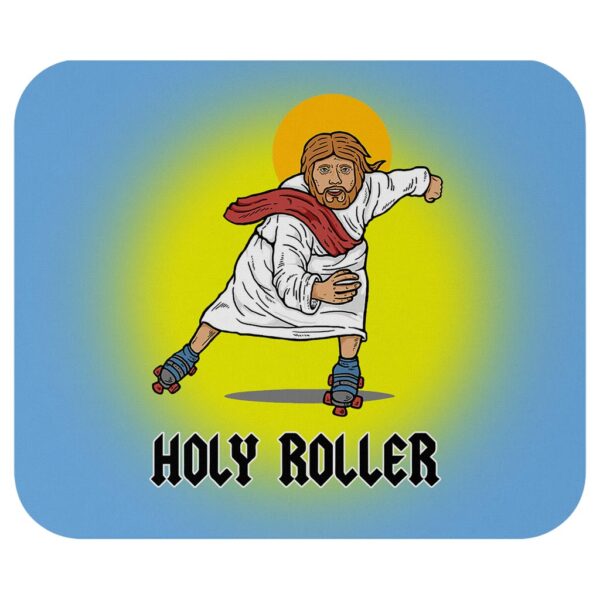 funny jesus mouse pad