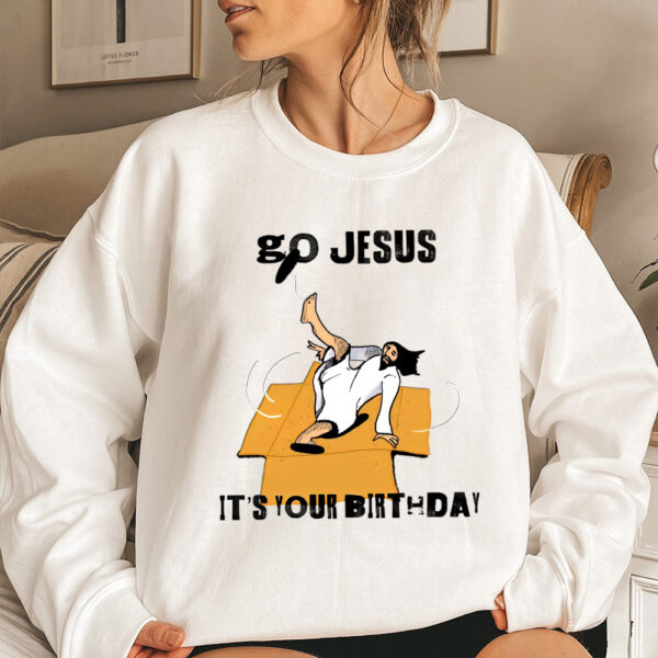 go jesus it's your birthday ugly sweater