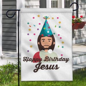 happy birthday jesus flag