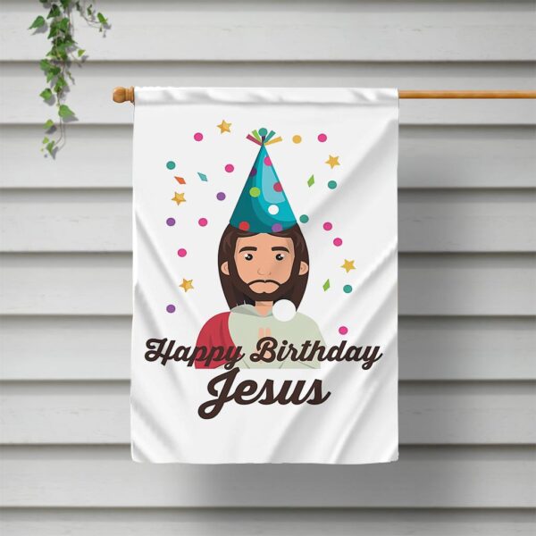 happy birthday jesus flag