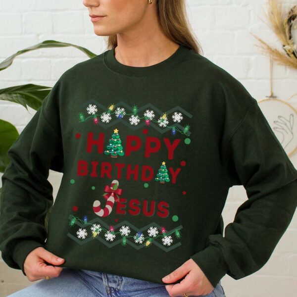 mens happy birthday jesus sweater