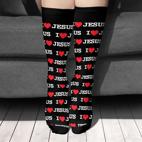 i love jesus socks