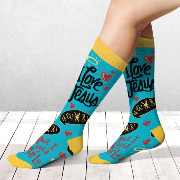 i love jesus socks