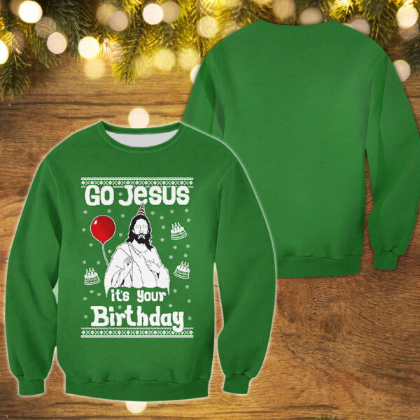 it's my birthday jesus sweater