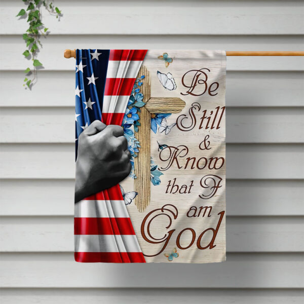 jesus and american flag