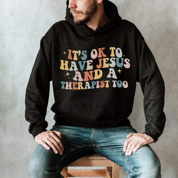 jesus and therapy hoodie