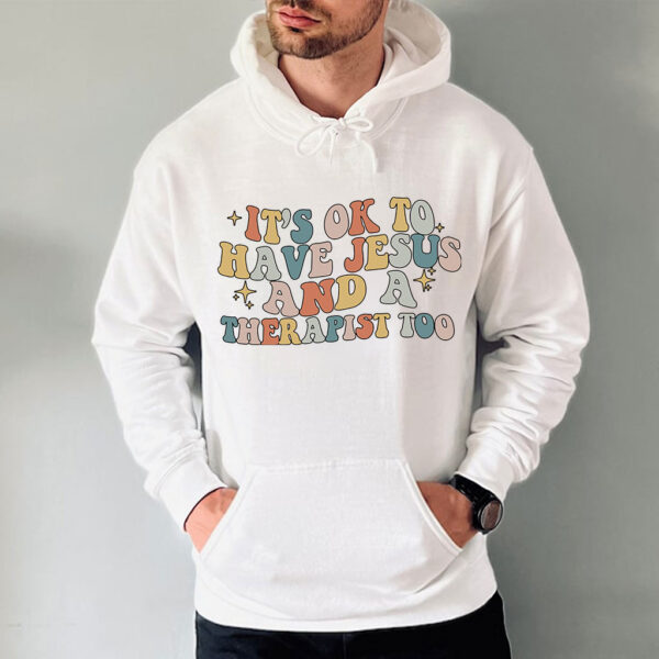 jesus and therapy sweatshirt