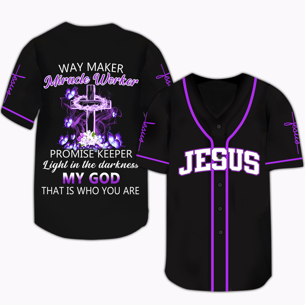 jesus baseball jersey