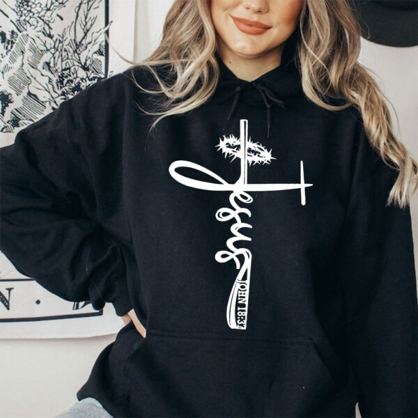 jesus cross hoodie