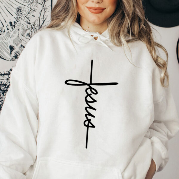 jesus cross sweatshirt