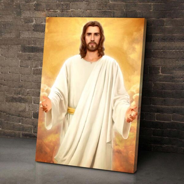 jesus face canvas