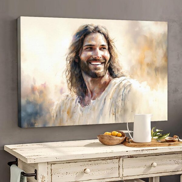 jesus face canvas