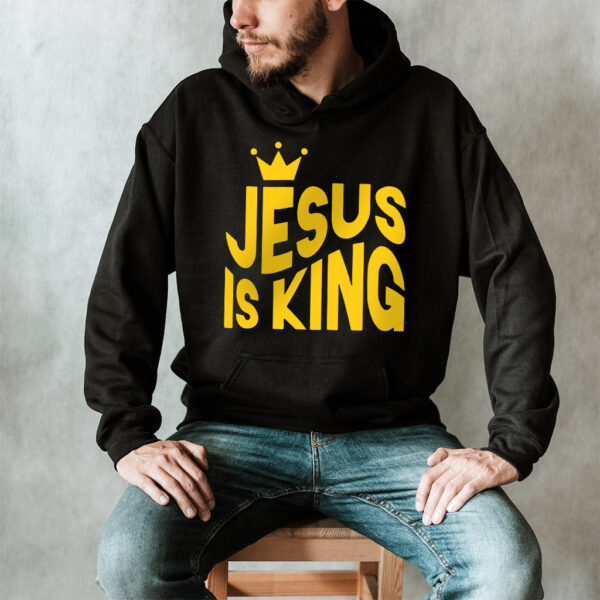 jesus is king yellow hoodie