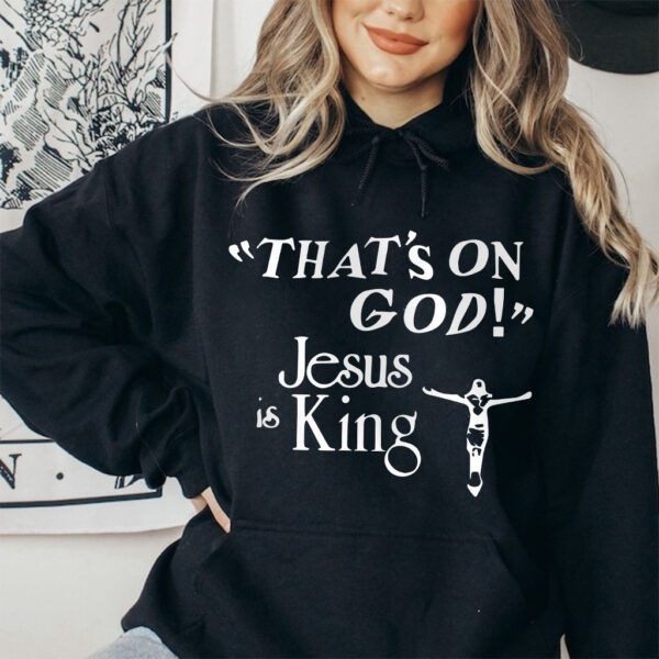 jesus is king hoodie yellow