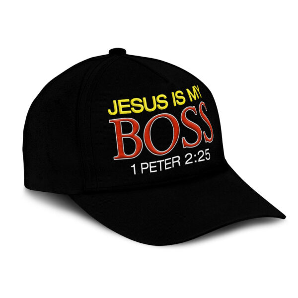 jesus is my boss baseball cap