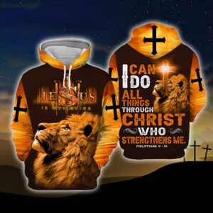 jesus lion hoodie