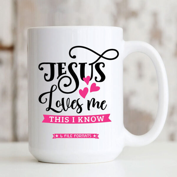 jesus loves winners mug