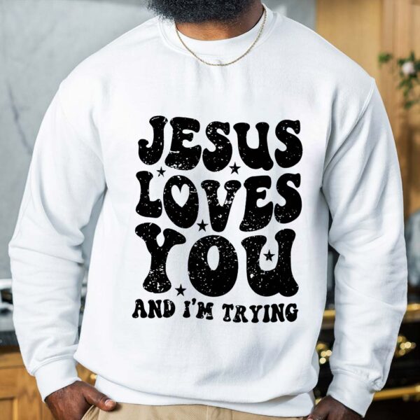 i love jesus but i cuss a little sweatshirt