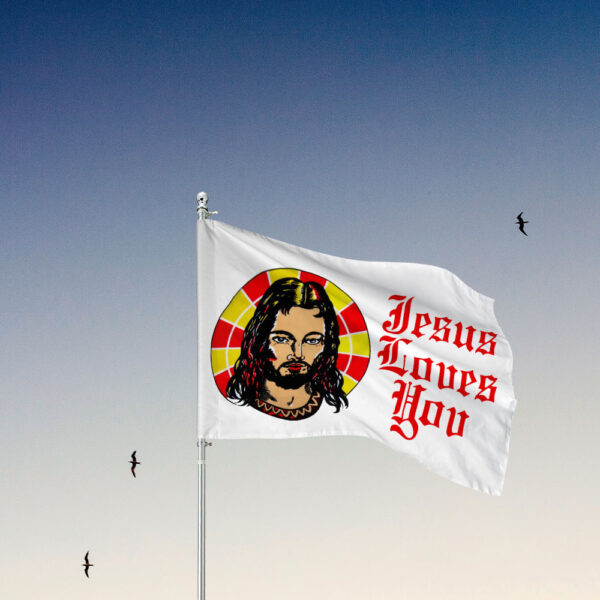 jesus loves you flag