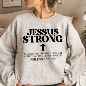 jesus strong hoodie