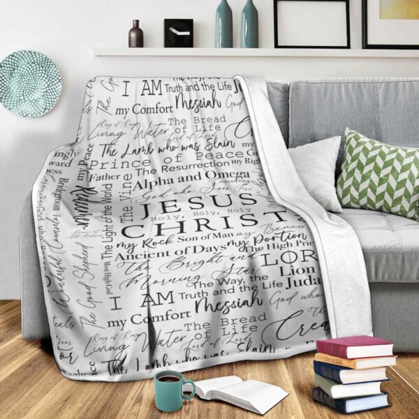 names of jesus blanket