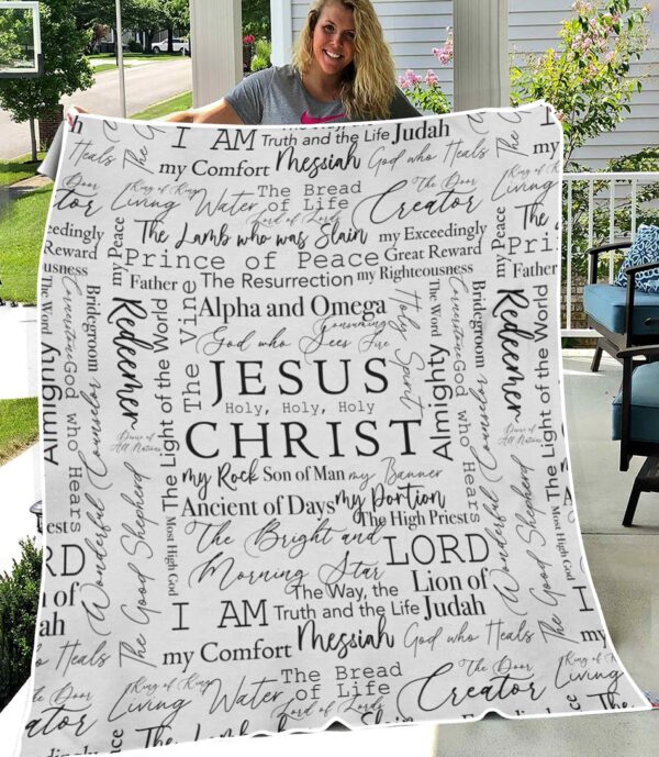 names of jesus blanket