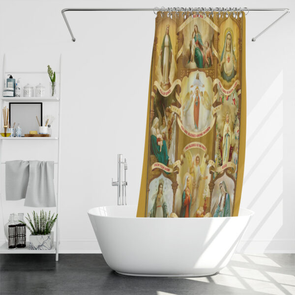 religious easter shower curtains