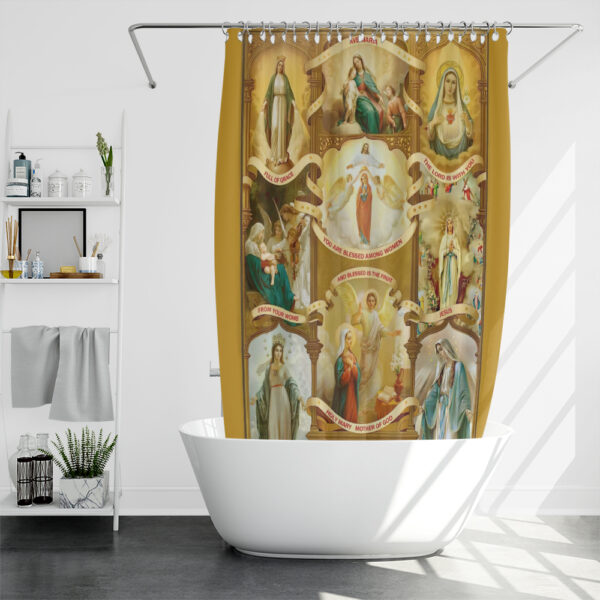 spiritual shower curtains